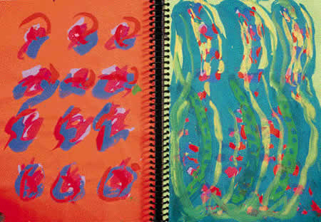 Cuaderno de gouaches. 1986.